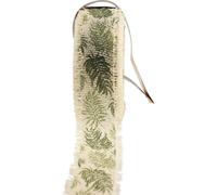 Ruban décoratif Design forêt tropicale, vert, coton, écologique, 30mm, 15m, ruban cadeau, look naturel