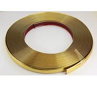 Ruban décoratif doré chromé 20 mm x 15 m