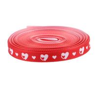 Ruban Décoratif Rouge en Polyester pour Nœuds et Emballage | Bricolage Saint-valentin, Décoration de Pièce et Événement, Accessoire Présent, Style Romantique