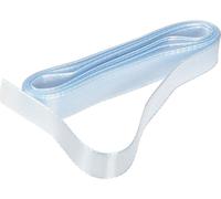 Ruban décoratif ruban cadeau 15mm bleu clair 3m lisière tissée 10 pcs