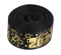 Ruban Délicat à Nœud Doré en Polyester pour Décoration Festive | Rouleur Unique, Facile à Couper et Résistant à L’usure, pour Invitation et Usage de Festival