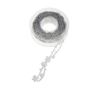 Ruban D'emballage Étoile à Cinq Branches Argenté pour Bricolage | Polyester et Plastique, Décoration Fleurs et Boucles, Usage Présents et Projets Créatifs