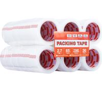 Ruban d'emballage transparent SucceBuy de, 36 rouleaux de 4,7 cm x 59,9 m, 7,9 mm d'épaisseur, résistant pour les déménagements, le stockage, l'emballage, l'expédition, le courrier et l'utilisation au