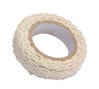 Ruban Dentelle Adhésif Décoratif, 1 Rouleau DIY Auto-Adhésif Dentelle Bande Garniture Ruban Coton Tissu Bande Décor Artisanat, 18mm Large Blanc Outils De Jardin DIY Jardin Créatif et utileOpération fa