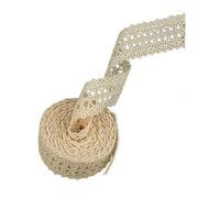 Ruban dentelle ivoire 22 mm x 3 m