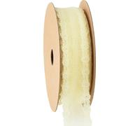 Ruban dentelle jaune Décoration de table de mariage 20mm x 20m