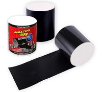 Ruban d'étanchéité, 2PCS Tape Waterproof，ruban de réparation pour piscine, tente, bâche, gouttière, bateau gonflable,Ruban en silicone auto fusionnant, Colle et Répare Quasiment Tout (10*150CM)