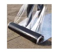Ruban d'étanchéité en aluminium bitumé，membrane de toiture autocollante, ruban bitumineux imperméable for cheminées, puits de lumière et gaines de tuyaux(THK1.5mm/W1*L5m)