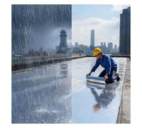 Ruban d'étanchéité en aluminium bitumé,rouleau de ruban d'étanchéité imperméable, rouleau de membrane d'étanchéité en bitume modifié SBS,Forte adhérence(THK1.2mm/W1*L6m)