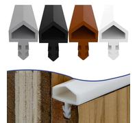 Ruban d'étanchéité en caoutchouc pour cadre de porte - Résistant aux intempéries - Réduction du bruit - Convient pour le bureau et la maison - 5 m x 10 mm - Jaune