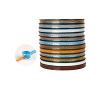 Ruban D'étanchéité for Carrelage De Douche, Bande Auto-adhésive | La Fibre Élastique En Polyuréthane Se Plie Autour Des Interstices Et(Silver,7.5mm)