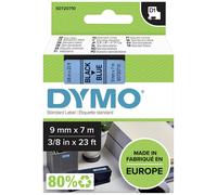 Dymo 40916 (S0720710) - (9 mm) - Noir sur bleu - Ruban