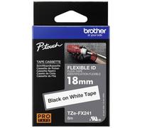 Ruban d'étiquetage flexible Brother TZe-FX, TZ-FX TZe-FX241 Couleur de ruban: