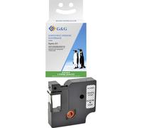Ruban d'étiquetage G&G BB-D-G-D1-45010 compatible remplace DYMO 45010 Couleur