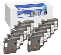 Ruban d'étiquetage jeu de 10 G&G BB-D-G-D1-40913-10 compatible remplace DYMO