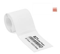 Ruban d'étiqueteuse compatible avec NIIMBOT B21/B1/B3S, papier pour imprimante d'étiquettes de codes à barres et d'adresses, imperméable à l'eau, anti-huile, blanc, 50x70mm, 110Pcs
