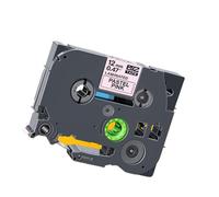 Ruban d'étiquettes de stratification de 12mm, 1 pièce, ruban de Cassette à cartouche blanc sur rouge, Compatible avec les modèles d'imprimante d'étiquettes pour le numéro de pièce Tz435 PT-H110