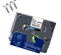 Ruban d'étiquettes d'identification Flexible 6mm FX211 Compatible avec Brother PT-H110 TZe FX221 FX231