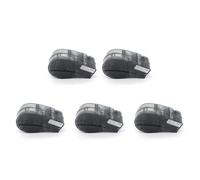 Ruban d'étiquettes en Nylon, 19.1mm X 4.9m, noir sur blanc, Compatible avec le marquage général des fils d'identification et l'étiquetage en laboratoire, Compatible avec M21-750-499(M21-750-499-5pcs)