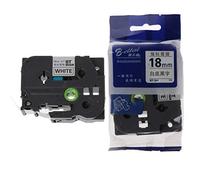 Ruban d'étiquettes laminées standard noir sur blanc pour Brother Tape tze-241 tz-241