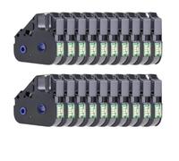 Ruban d'étiquettes MK-RS100B compatible avec Mark 1 Pro Mk2600 | pièce 3604B001 ; Compatible avec Mk2500, Mk2100, Mk2000, Mk1500, Mk1100, Mk1000.(20pcs)