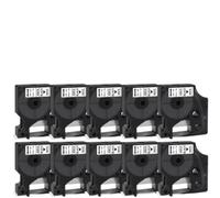 Ruban d'étiquettes noir sur blanc, 10 pièces, 9mm, 40913, Compatible avec LabelManage 160 280, fournitures d'imprimante Compatible avec fabricant d'étiquettes, numéro de pièce 40913(Black on Green)