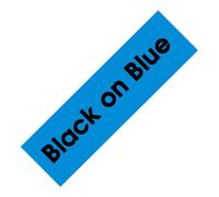 Ruban d'étiquettes pour DYMO D1,6/9/12mm,45013,40913,43613,45010,45016,45017,45018,45019,étiqueteuse,LabelManager 160,280 - Type Black on Blue-6mm