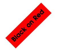 Ruban d'étiquettes pour DYMO D1,6/9/12mm,45013,40913,43613,45010,45016,45017,45018,45019,étiqueteuse,LabelManager 160,280 - Type Black on Red-6mm