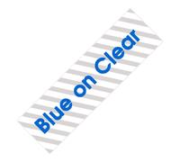 Ruban d'étiquettes pour DYMO D1,6/9/12mm,45013,40913,43613,45010,45016,45017,45018,45019,étiqueteuse,LabelManager 160,280 - Type Blue on Clear-12mm