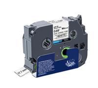 Ruban d'étiquettes pour Tube thermorétractable, 17.7mm, HSe241, remplacement pour HSe-241, noir sur blanc, Compatible avec l'imprimante