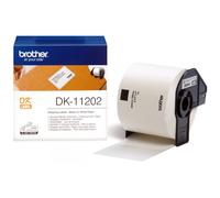 Ruban d'étiquettes pré-découpées 62x100mm Brother pour imprimante d'étiquettes - DK-11202