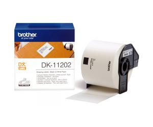 Ruban d'étiquettes pré-découpées 62x100mm Brother pour imprimante d'étiquettes - DK-11202