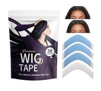 Ruban d'extension de cheveux, 36 double face antidérapant, ruban de remplacement pour extensions de cheveux, solution de coiffure pratique, femmes hommes voyage déplacements rendez-vous vacances fête