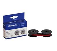 Ruban d'impression (nylon) - PELIKAN - 571984 - Noir/rouge - 13 mm x 10 m - Compatible Olivetti