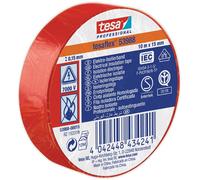 Ruban d'isolation electrique 53988 10 m x 15 mm rouge Tesa