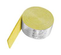 Ruban d'Isolation Thermique | 10 Mètres Ruban Auto-Adhésif En Laine De Verre,Rouleau d'Isolation | pour CVC Climatisation Tuyauterie Industrielle Distribution Eau Chaude Camping-Car Maison Toit Mur So