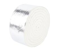 Ruban d'isolation Thermique, Coussin Isolant en Feuille d'aluminium, Bande Adhésive en Tissu de Fibre de Verre avec Auto-adhésif Résistant à l'usure et à la Chaleur, Idéal pour les Pièces