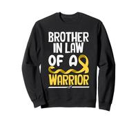 Ruban doré « Brother-in-Law of A Warrior Childhood Cancer » Sweatshirt