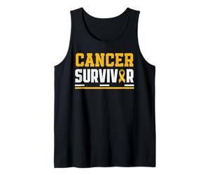 Ruban doré de Sensibilisation aux survivants du Cancer de l'enfance Débardeur