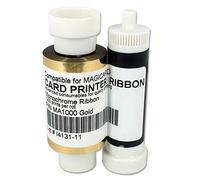 Ruban doré MA1000K Ruban Monochrome MA1000K pour Magicard Enduro 3E Enduro Rio Pro Pronto Enduro + 1000 Prints Compatible
