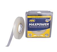 HPX Ruban double-face HT1916 – forte adhérence transparent 19 mm x 16,5 m
