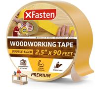 Ruban Double Face Pour Le Travail Du Bois Avec Support Jaune 2,5 Pouces X 30 Mètres