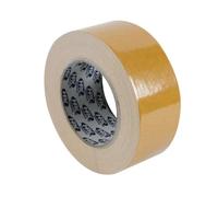 Perel Tools Ruban double-face toile HPX CT5025 blanc 50 mm x 25 m