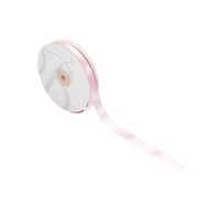 Ruban double satin 10 mm x 50 m pour artisanat, Noël, décoration, convient pour emballer des cadeaux, des fêtes d'anniversaire, des mariages, des bonbonnières (rose)
