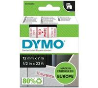 Ruban Dymo® D1 Rouge/Blanc pour étiqueteuses LabelManager™ LabelWriter™ Duo et LabelPoint Rouge/Blanc G