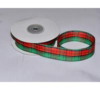 Ruban Ecossais Polyester Décoratif N°04 25mm - Coupe au mètre