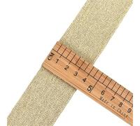 Ruban élastique à coudre, Élastiques en nylon dorés et argentés à paillettes, 10/15/25/40 mm, for vêtements pantalons, accessoires de couture DIY, 1 m - 40, noir(40mm White Gold)