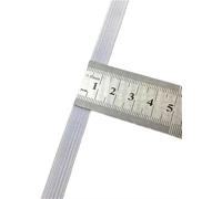 Ruban élastique à coudre, Élastiques en nylon dorés et argentés à paillettes, 10/15/25/40 mm, for vêtements pantalons, accessoires de couture DIY, 1 m - 40, noir(10mm White)