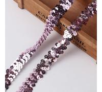 Ruban élastique à paillettes 20 mm pour vêtements, couture et divers projets de bricolage et accrocheur (9,1 m #6)