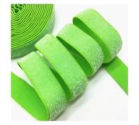 Ruban élastique à Paillettes givrées, 5 mètres, 16 mm, 33 Couleurs, for fête de Mariage, Cadeau, Sangle, Bricolage, vêtements, Couture, Accessoire pour Sac à Dos(M-9(28))